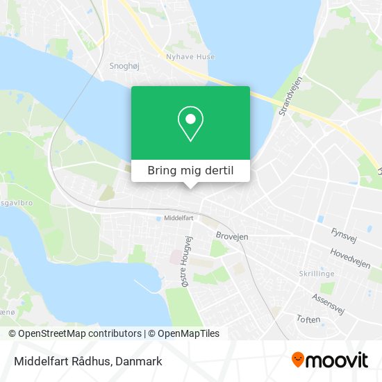 Middelfart Rådhus kort