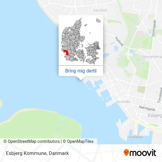 Esbjerg Kommune kort