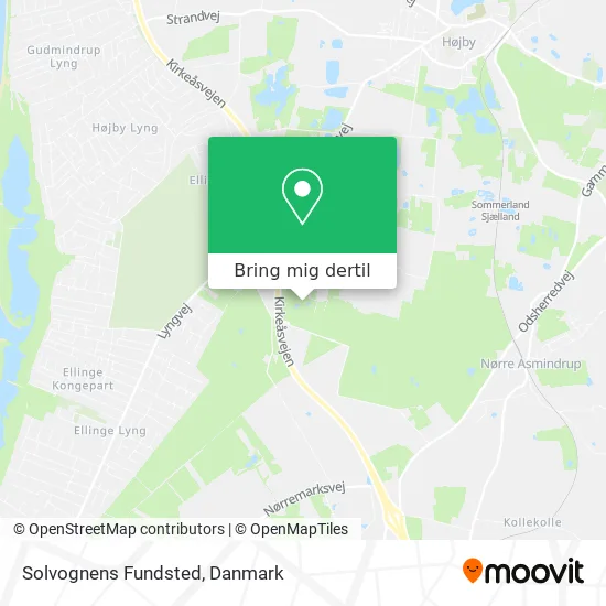 Solvognens Fundsted kort