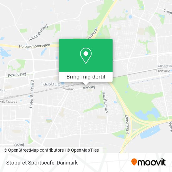 Stopuret Sportscafé kort