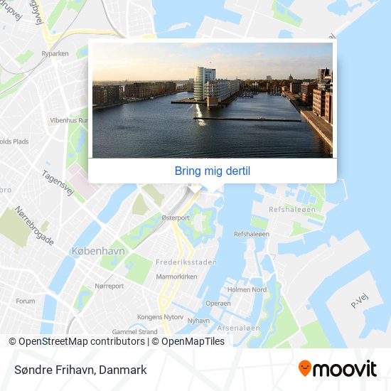 Søndre Frihavn kort