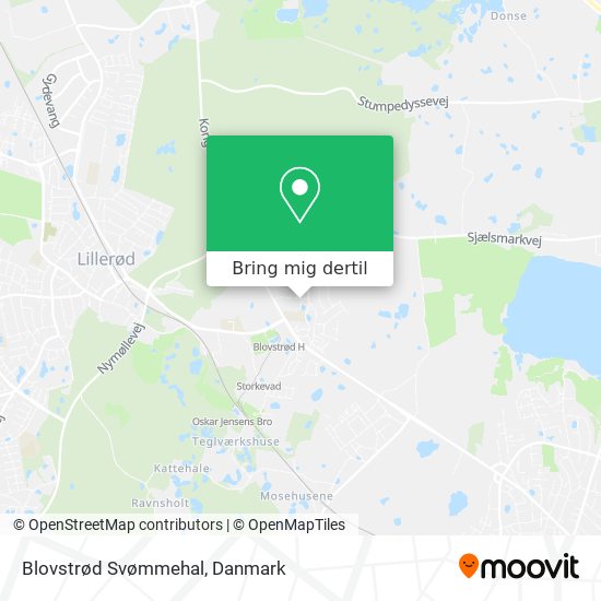 Blovstrød Svømmehal kort