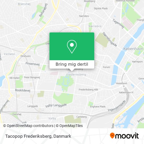 Tacopop Frederiksberg kort