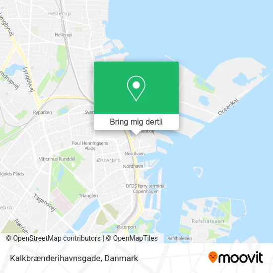 Kalkbrænderihavnsgade kort