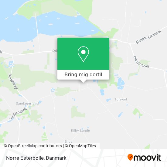 Nørre Esterbølle kort