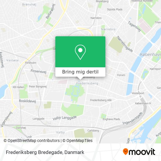 Frederiksberg Bredegade kort