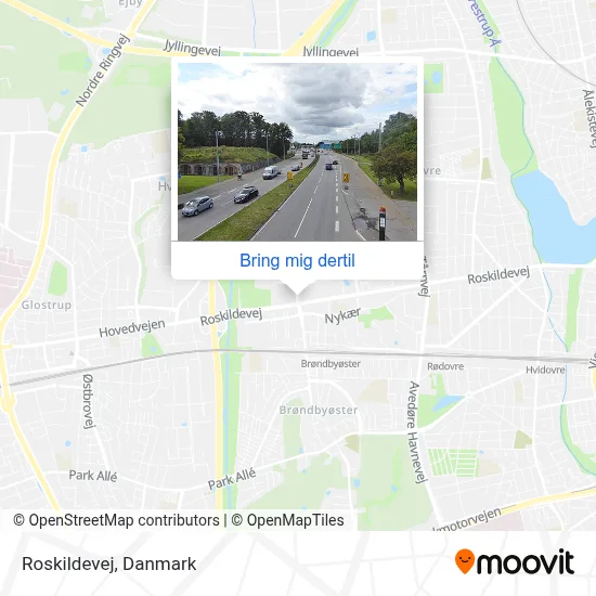 Roskildevej kort