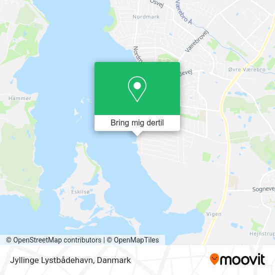 Jyllinge Lystbådehavn kort