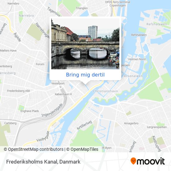 Frederiksholms Kanal kort