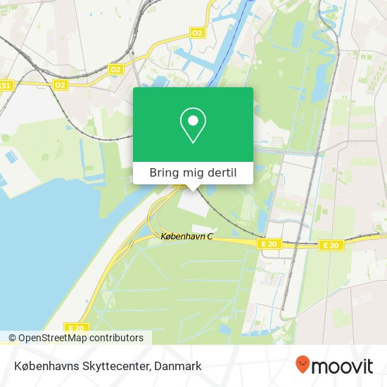 Københavns Skyttecenter kort