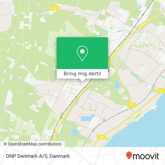 DNP Denmark A/S kort