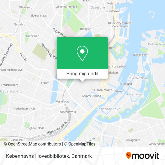 Københavns Hovedbibliotek kort