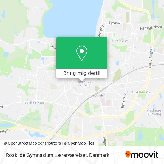 Roskilde Gymnasium Lærerværelset kort