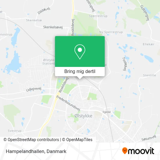 Hampelandhallen kort