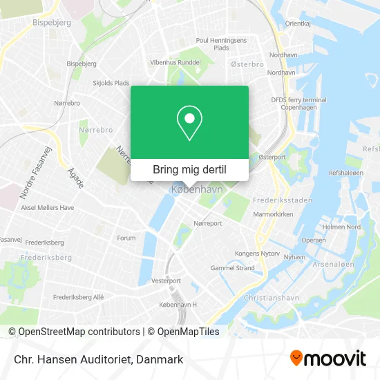 Chr. Hansen Auditoriet kort