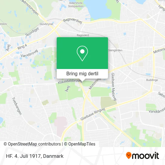 HF. 4. Juli 1917 kort