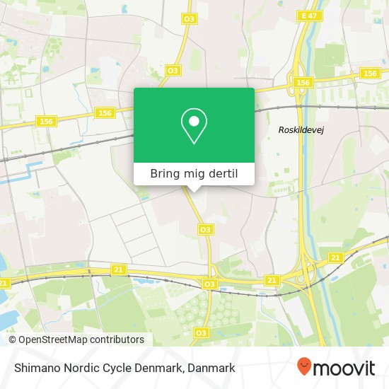 Shimano Nordic Cycle Denmark kort