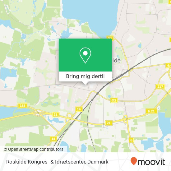 Roskilde Kongres- & Idrætscenter kort