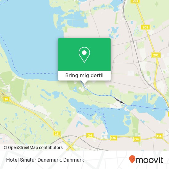 Hotel Sinatur Danemark kort