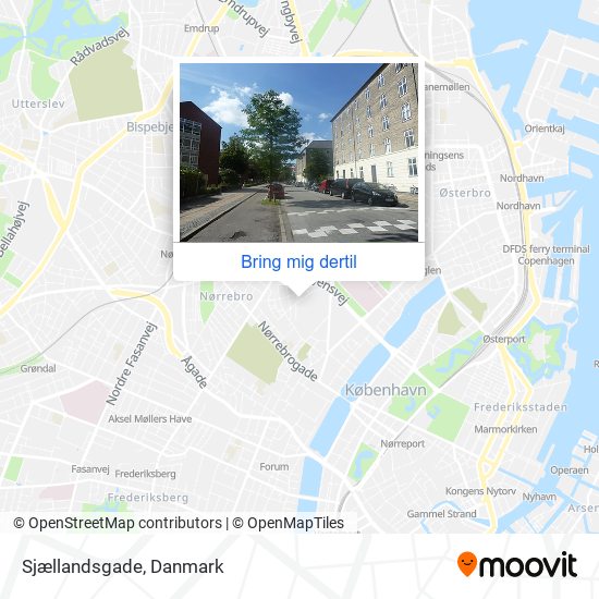 Sjællandsgade kort