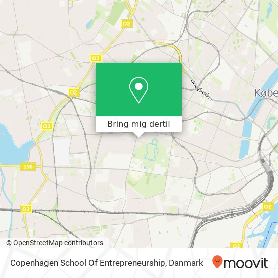Copenhagen School Of Entrepreneurship kort