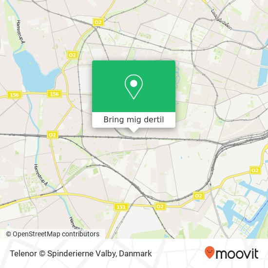 Telenor © Spinderierne Valby kort