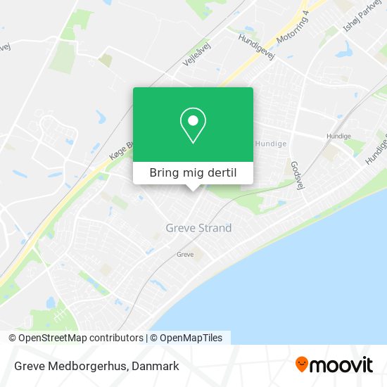 Greve Medborgerhus kort