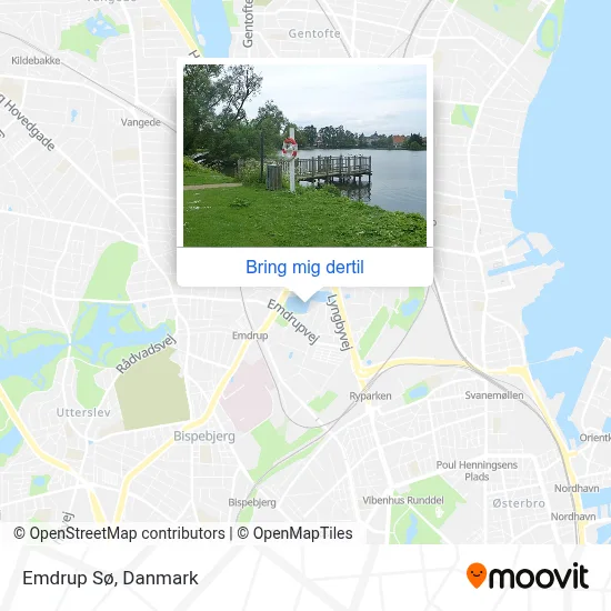 Emdrup Sø kort