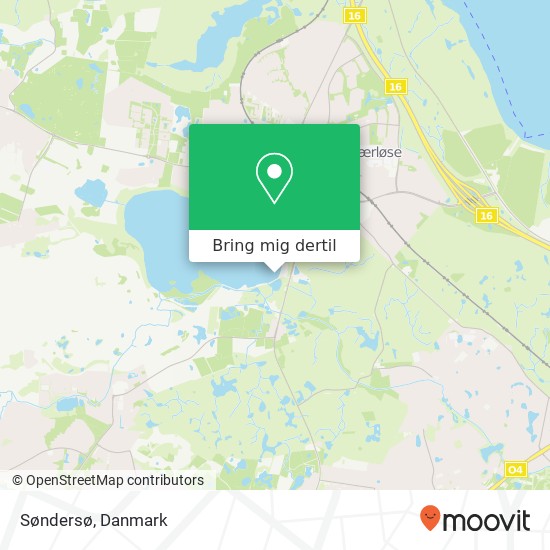 Søndersø kort