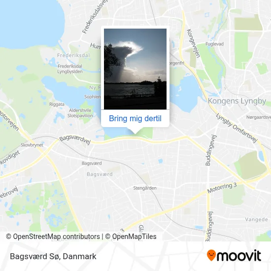 Bagsværd Sø kort