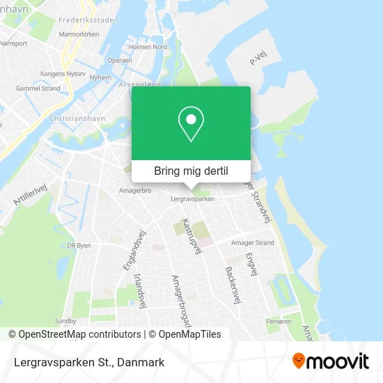 Lergravsparken St. kort