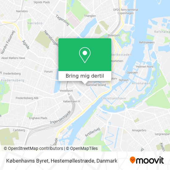 Københavns Byret, Hestemøllestræde kort