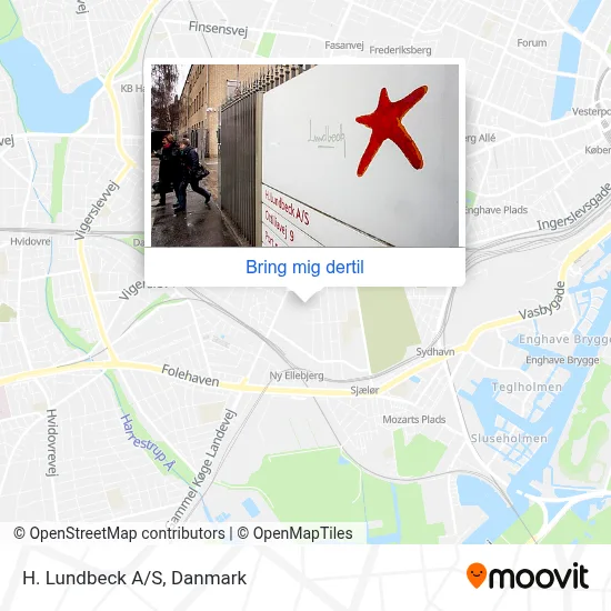 H. Lundbeck A/S kort