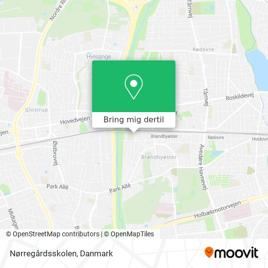 Nørregårdsskolen kort