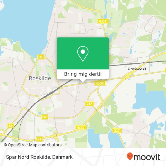 Spar Nord Roskilde kort
