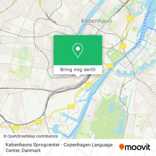 Københavns Sprogcenter - Copenhagen Language Center kort