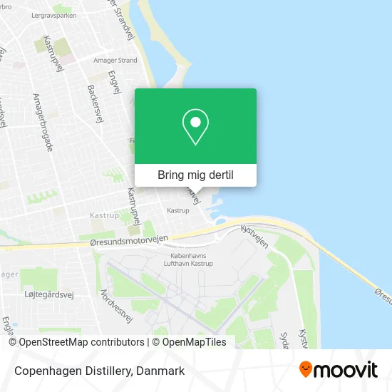 Copenhagen Distillery kort