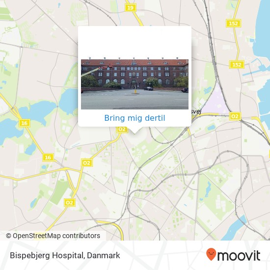 Bispebjerg Hospital kort