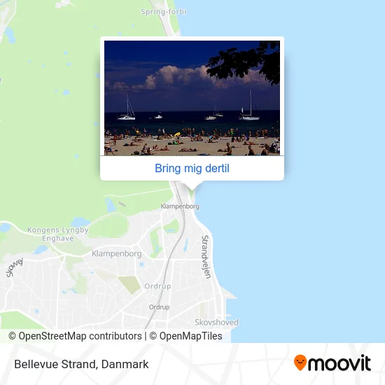 Bellevue Strand kort