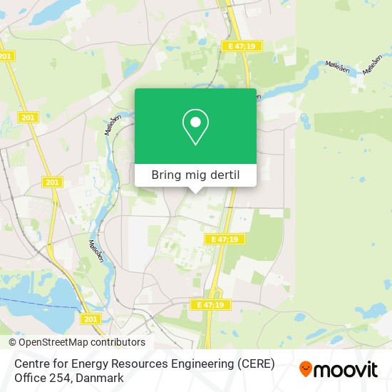 Centre for Energy Resources Engineering (CERE) Office 254 kort