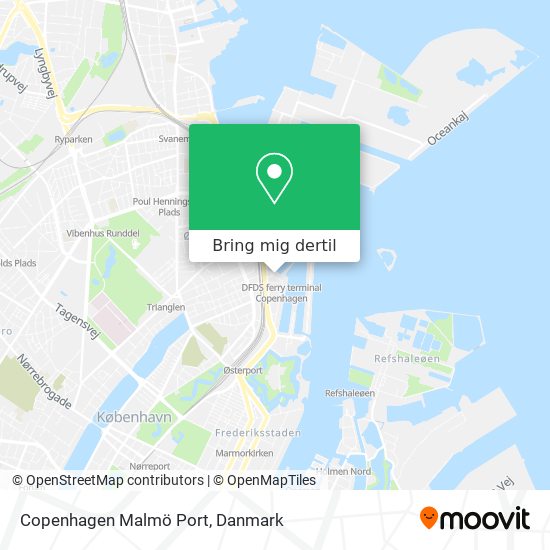 Copenhagen Malmö Port kort