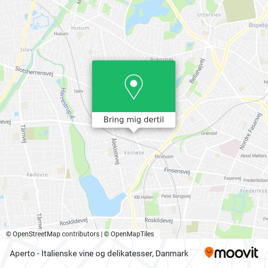 Aperto - Italienske vine og delikatesser kort