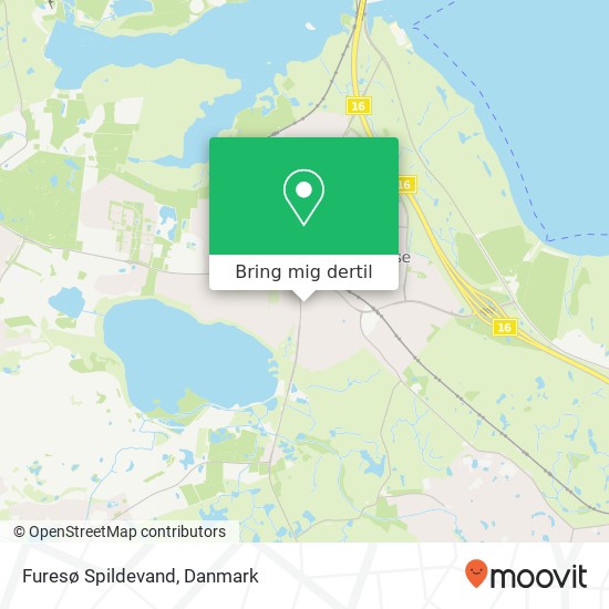 Furesø Spildevand kort