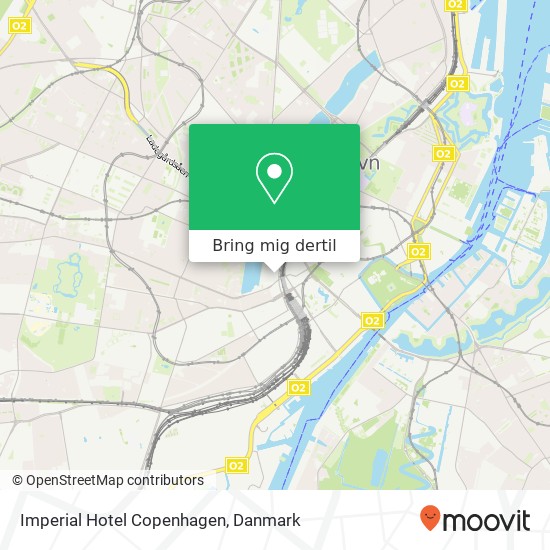 Imperial Hotel Copenhagen kort