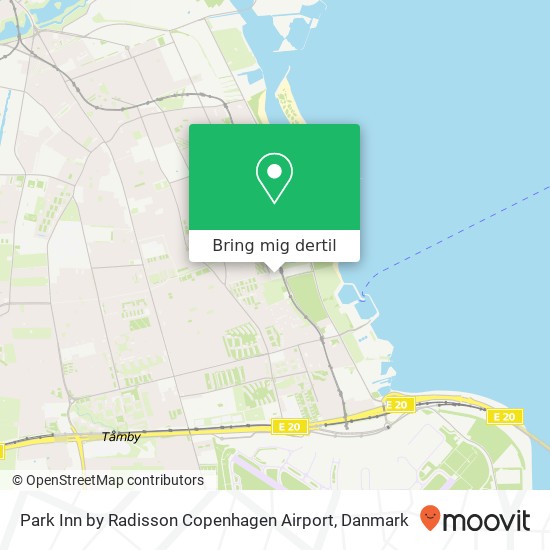 Park Inn by Radisson Copenhagen Airport kort