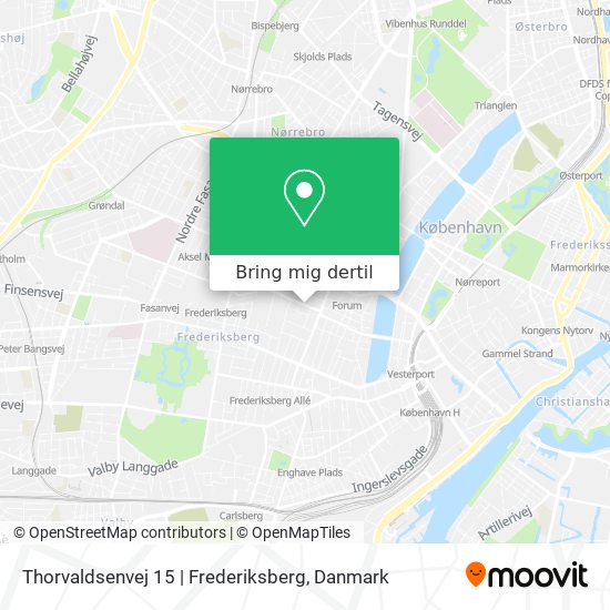 Thorvaldsenvej 15 | Frederiksberg kort