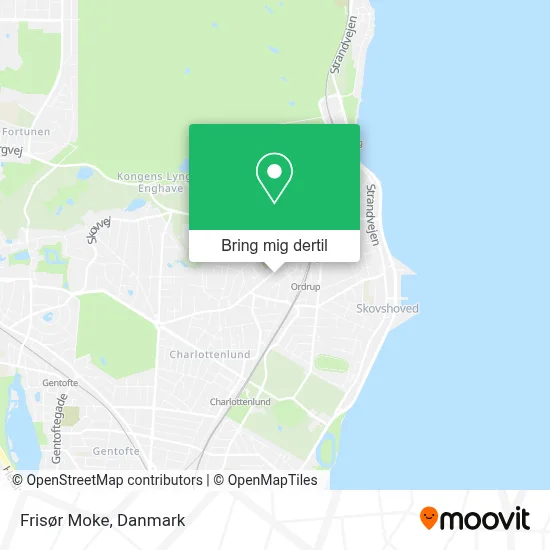 Frisør Moke kort
