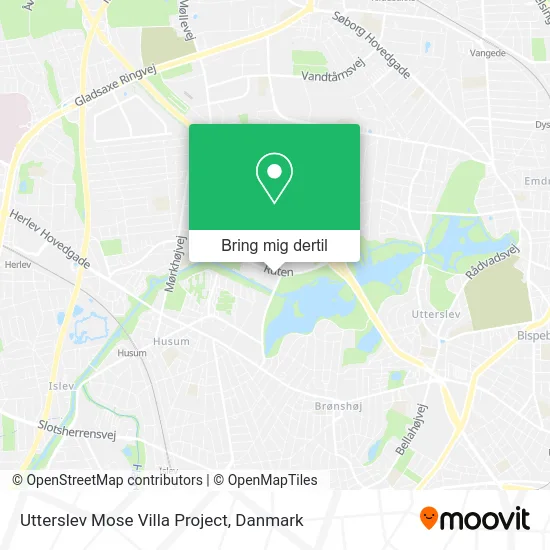 Utterslev Mose Villa Project kort