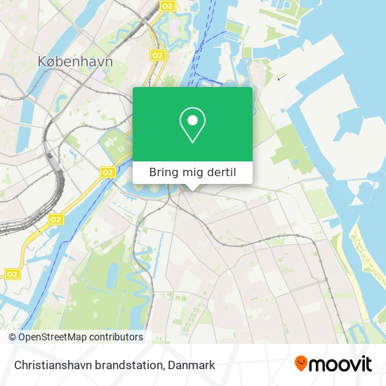 Christianshavn brandstation kort