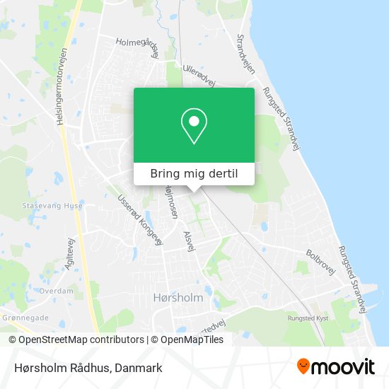 Hørsholm Rådhus kort